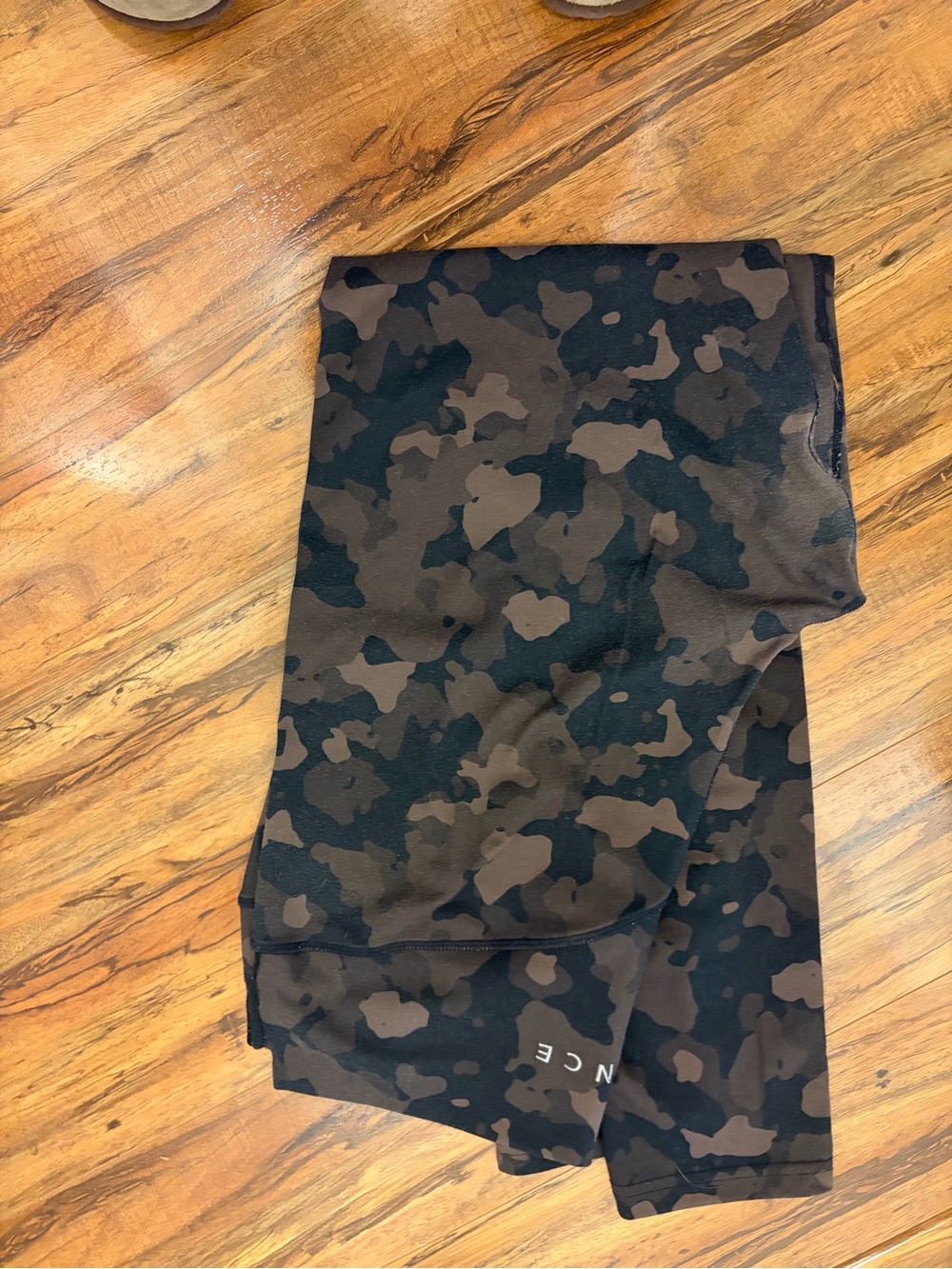 Balance Athletica Brown & Black Camo Leggings
